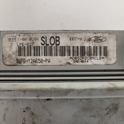 Ford ECU / 98FB-12A650-PA / LPE-627 / SLOB / 98FB12A650PA / EEC-V