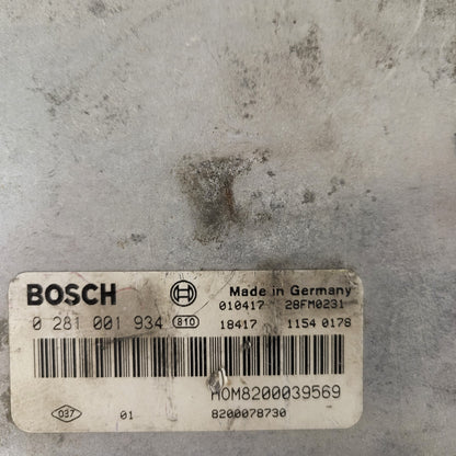 Renault Laguna ECU / 0281001934 / 8200039569 / 8200078730 / BOSCH