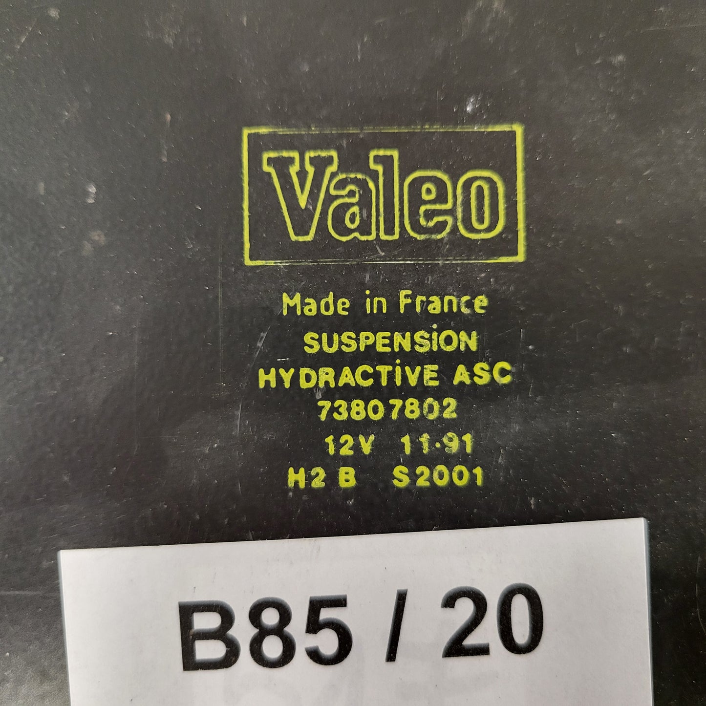 Citroen XM / 73807802 / ASC VALEO ECU HYDRATIVE SUSPENSION