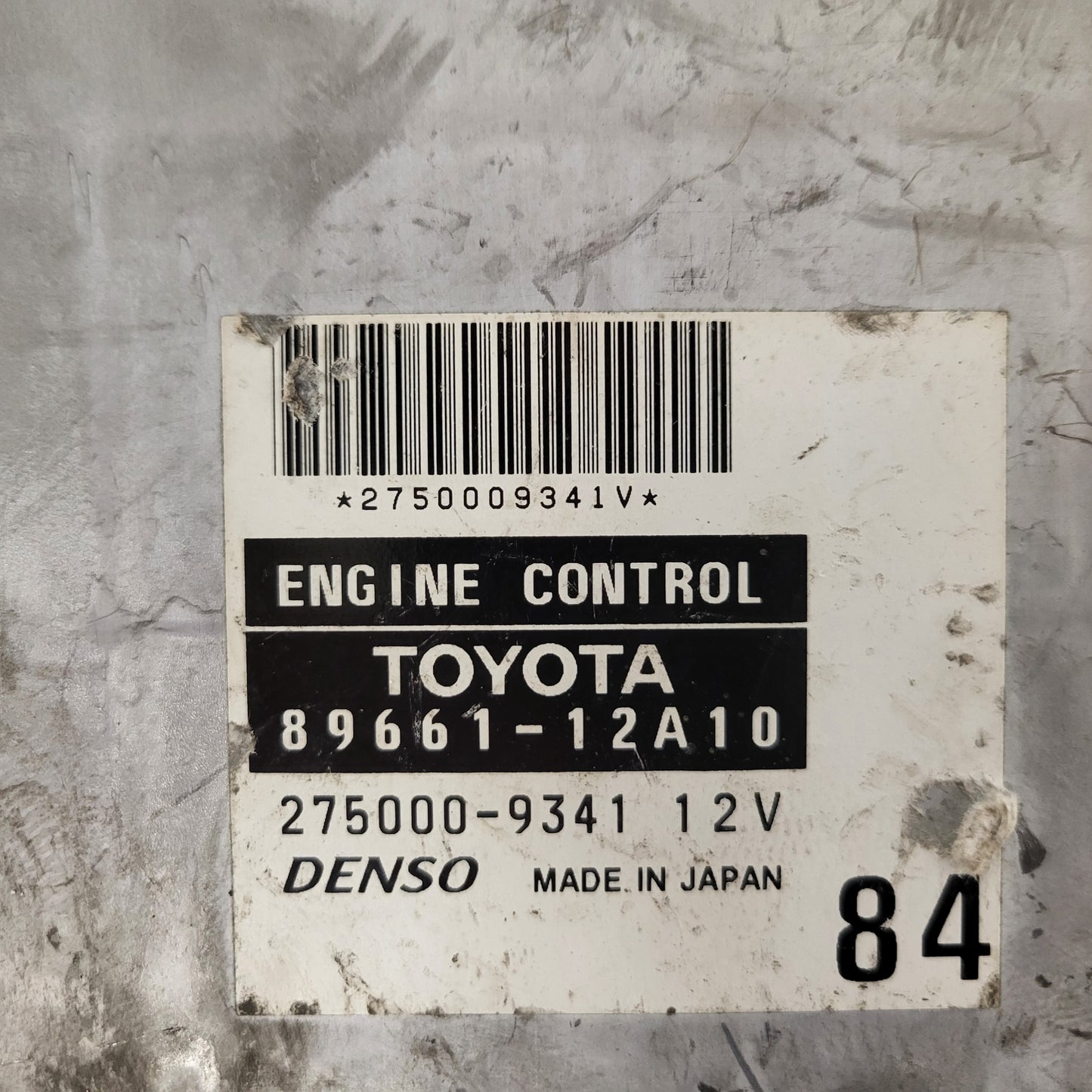 TOYOTA COROLLA ECU / 89661-12A10 / 275000-9341 / 8966112A10 / DENSO