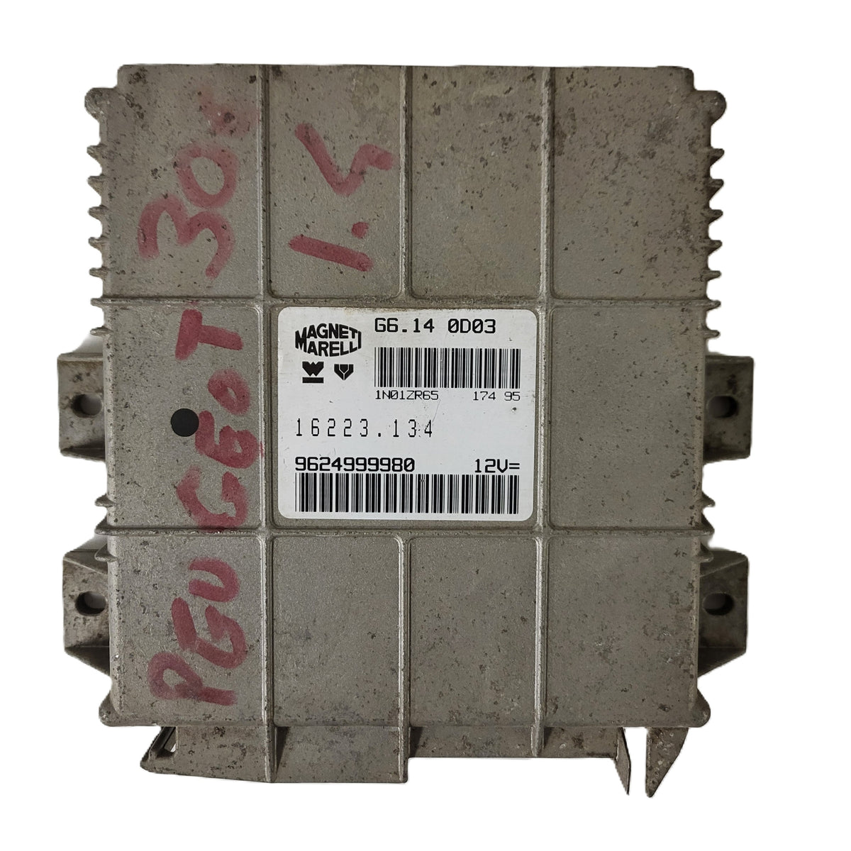 PEUGEOT 306 1.4 ECU / G6.14 0D03 / 9624999980 / MAGNETI MARELLI - B86-03 - 1