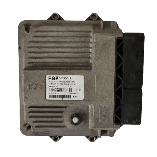 LANCIA Y 1.3 ECU / 55195819 / MJD6JF.Y1 / HW01C / 71600.007.03 MAGNETI MARELLI