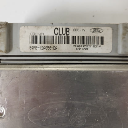 Ford Fietsta ECU / 94FB-12A650-EA / CLUB / CSD-201 / EEC-IV