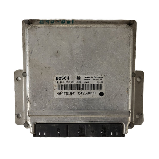 LANCIA LYBRA 2.4 JTD ECU / 0281010001 / 46472184 / BOSCH