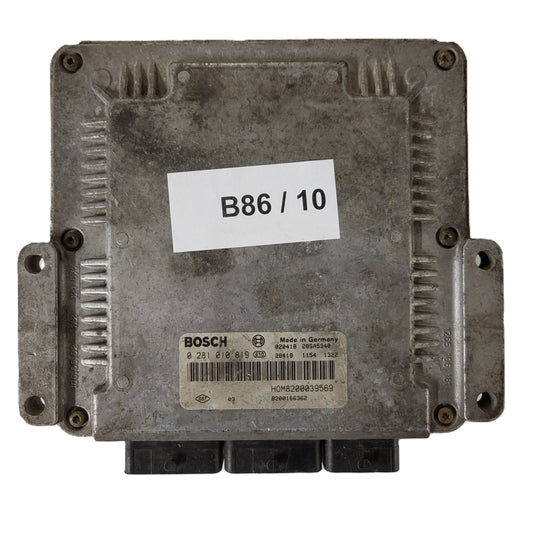 RENAULT ECU / 0281010819 / 8200039569 / 8200166362 / BOSCH