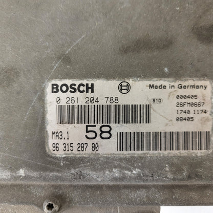 Peugeot Citroen ECU / 0261204788 / 9631528780 / MA3.1 / BOSCH