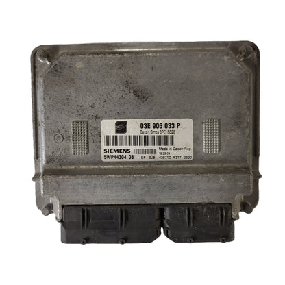 SEAT IBIZA 1.2 ECU / 03E906033P / 5WP44304 08 / SIEMENS