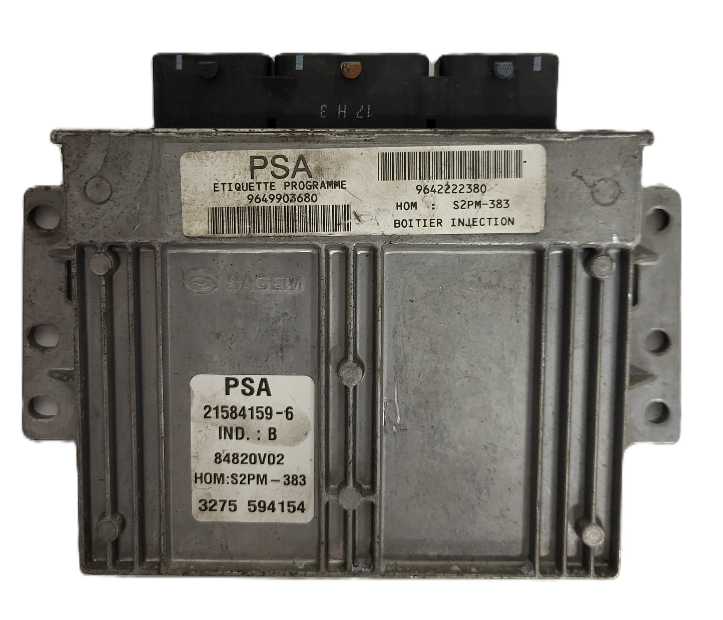 PEUGEOT CITROEN ECU / 21584159-6 / 9649903680 / 9642222380 / S2PM-383