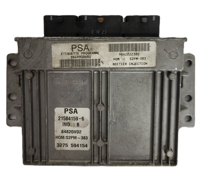 PEUGEOT CITROEN ECU / 21584159-6 / 9649903680 / 9642222380 / S2PM-383