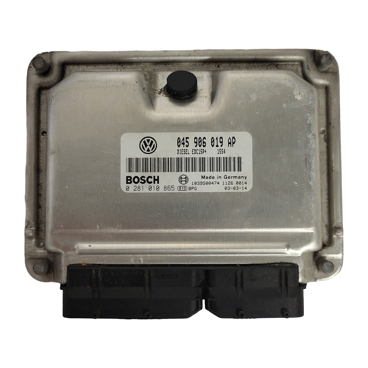 VW GOLF POLO ECU / 045906019AP / 0281010865 / EDC15P+ / BOSCH - B86-24 - 1