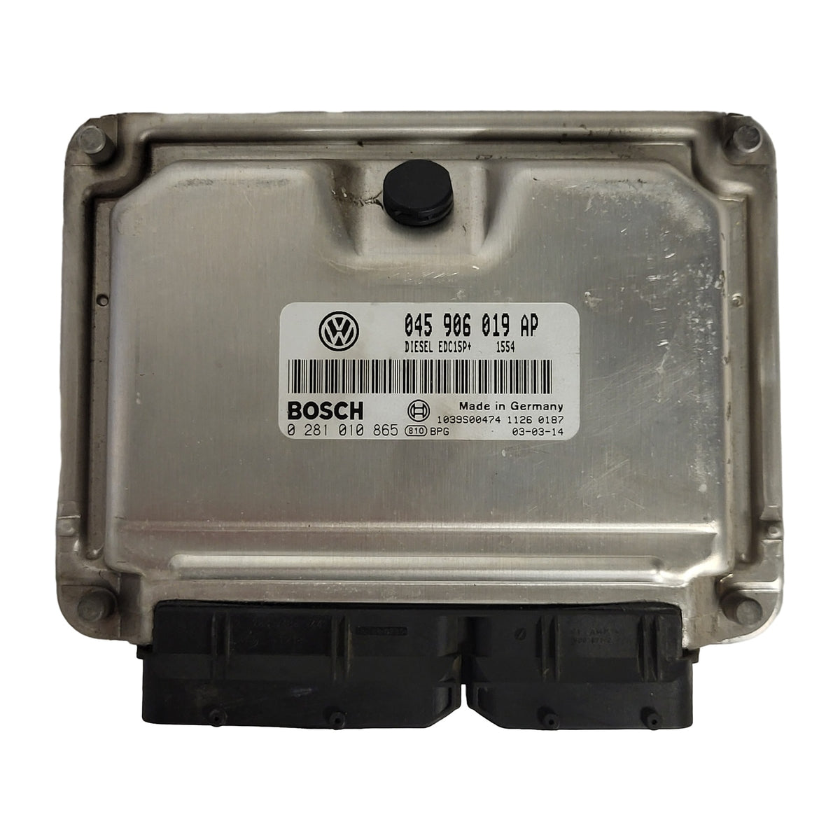 VW GOLF POLO ECU / 045906019AP / 0281010865 / EDC15P+ / BOSCH - B87-01 - 1