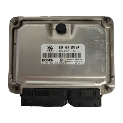 VW GOLF POLO ECU / 045906019AP / 0281010865 / EDC15P+ / BOSCH - B87-01 - 1