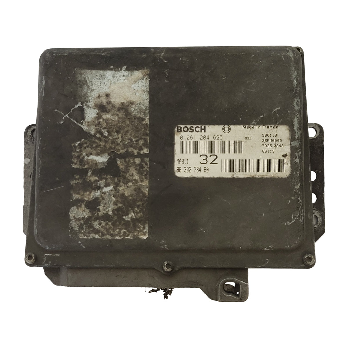 PEUGEOT CITROEN 106 SAXO ECU / 0261204625 / 9630278480 / MA3.1 / BOSCH - B87-04 - 1