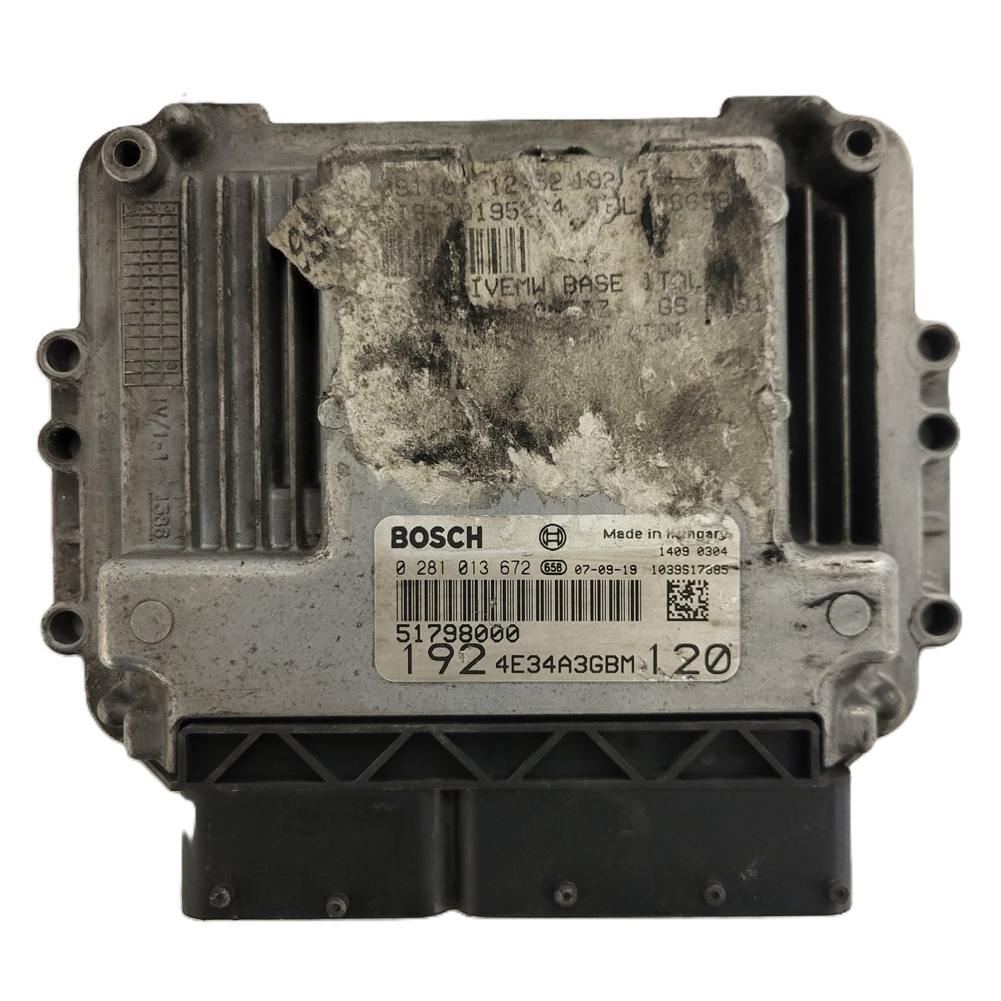 FIAT STILO 1.9 JTD ECU / 0281013672 / 51798000 / BOSCH