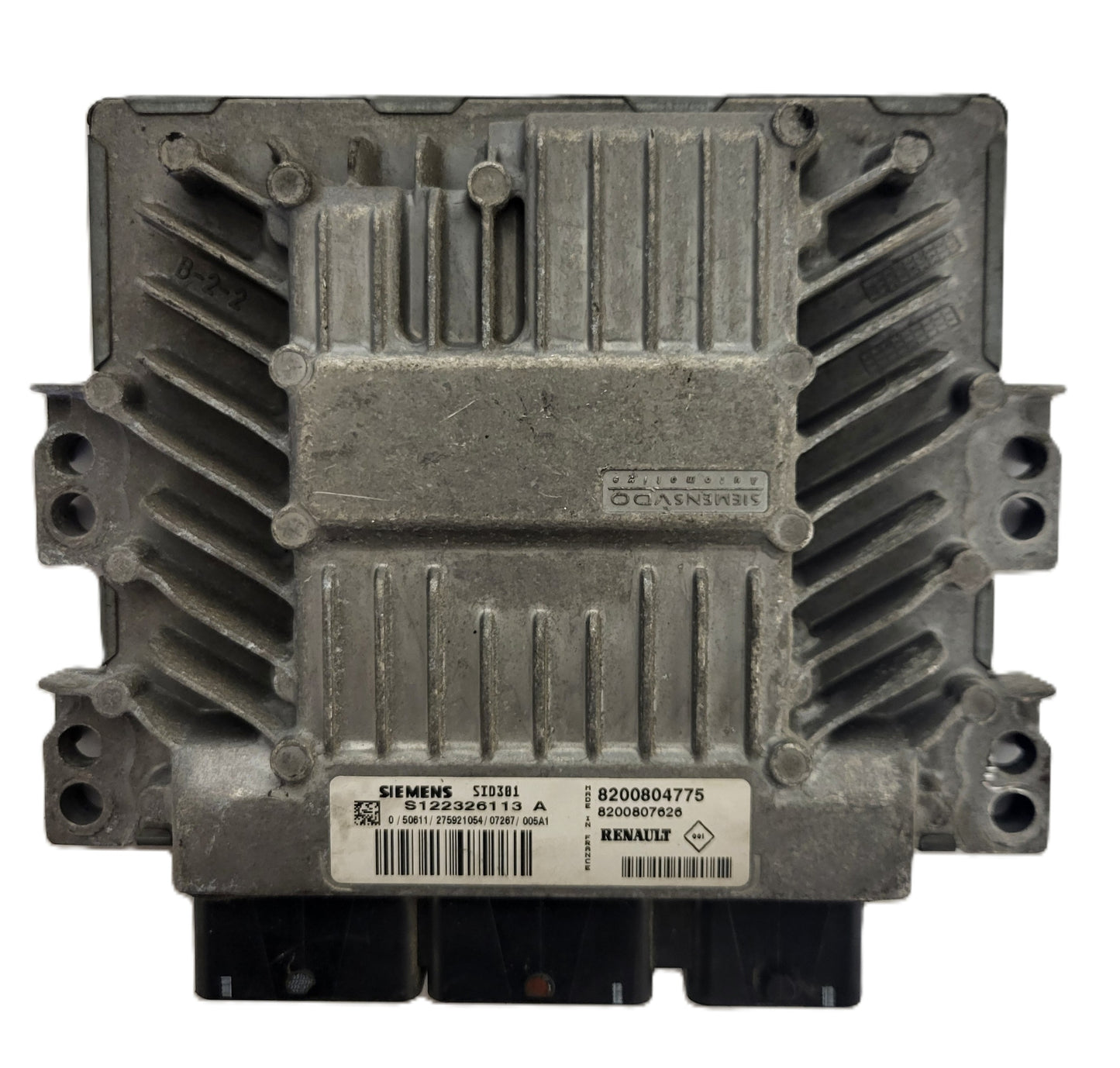 Renault Megane Scenic ECU / S122326113A / 8200804775 / 8200807626 / SID301 / SIEMENS