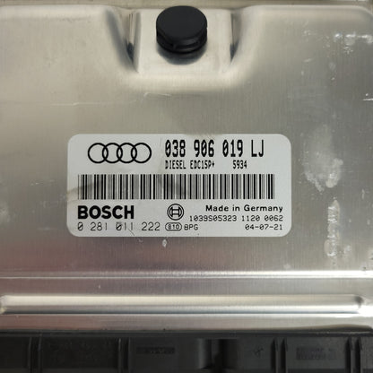 3x AUDI A4 ECU / 038906019LJ / 0281011222 / EDC15P+ / BOSCH BULK STOCK