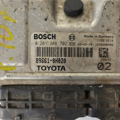 Citroen C1 TOYOTA AYGO 107 ECU / 0261208702 / 89661-0H020 / BOSCH