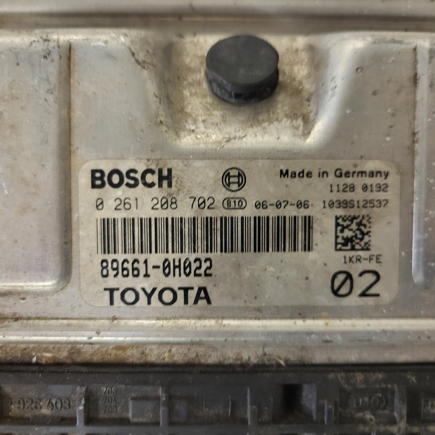 Citroen C1 TOYOTA AYGO 107 ECU / 0261208702 / 89661-0H022 / BOSCH