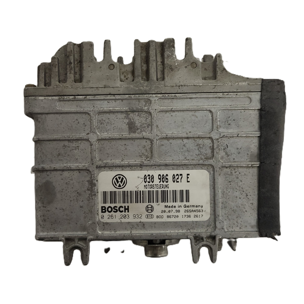 VW LUPO POLO AROSA ECU / 030906027E / 0261203932 / BOSCH - B87-15 - 1