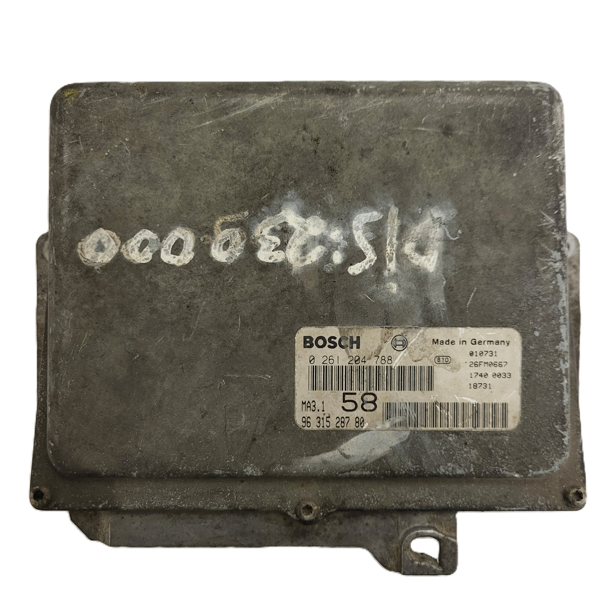 Peugeot Citroen ECU / 0261204788 / 9631528780 / MA3.1 / BOSCH - B87-20 - 1