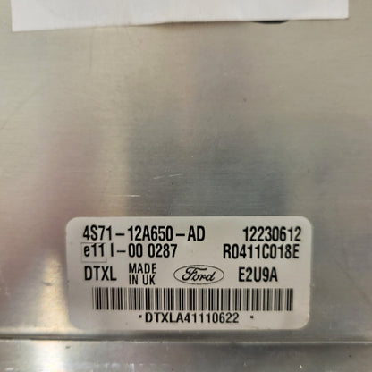 FORD MONDEO ECU / 4S71-12A650-AD / DTXL / R0411C018E / CONTROL UNIT