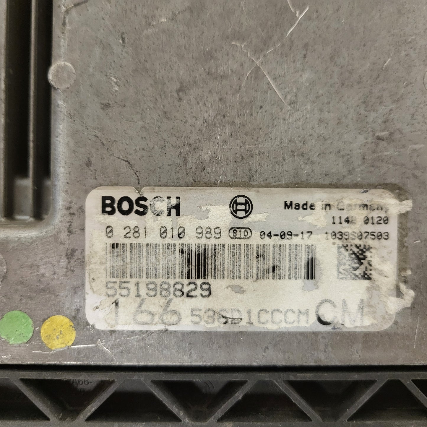 ALFA ROMERO 166 2.4 JTD ECU / 0281010989 / 55198829 / BOSCH