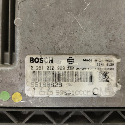 ALFA ROMERO 166 2.4 JTD ECU / 0281010989 / 55198829 / BOSCH
