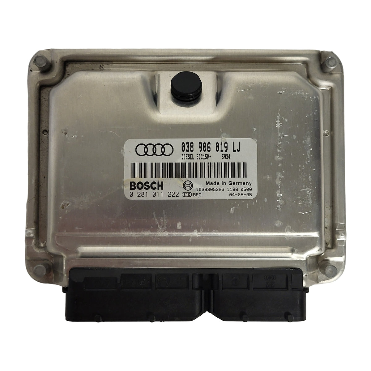 AUDI A4 ECU / 038906019LJ / 0281011222 / EDC15P+ / BOSCH - B88-09 - 1