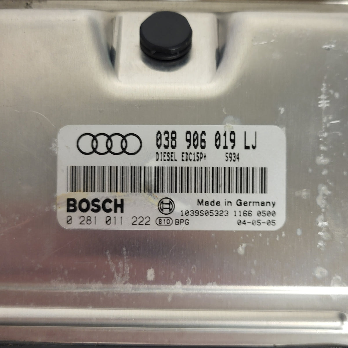 AUDI A4 ECU / 038906019LJ / 0281011222 / EDC15P+ / BOSCH - B88-09 - 2