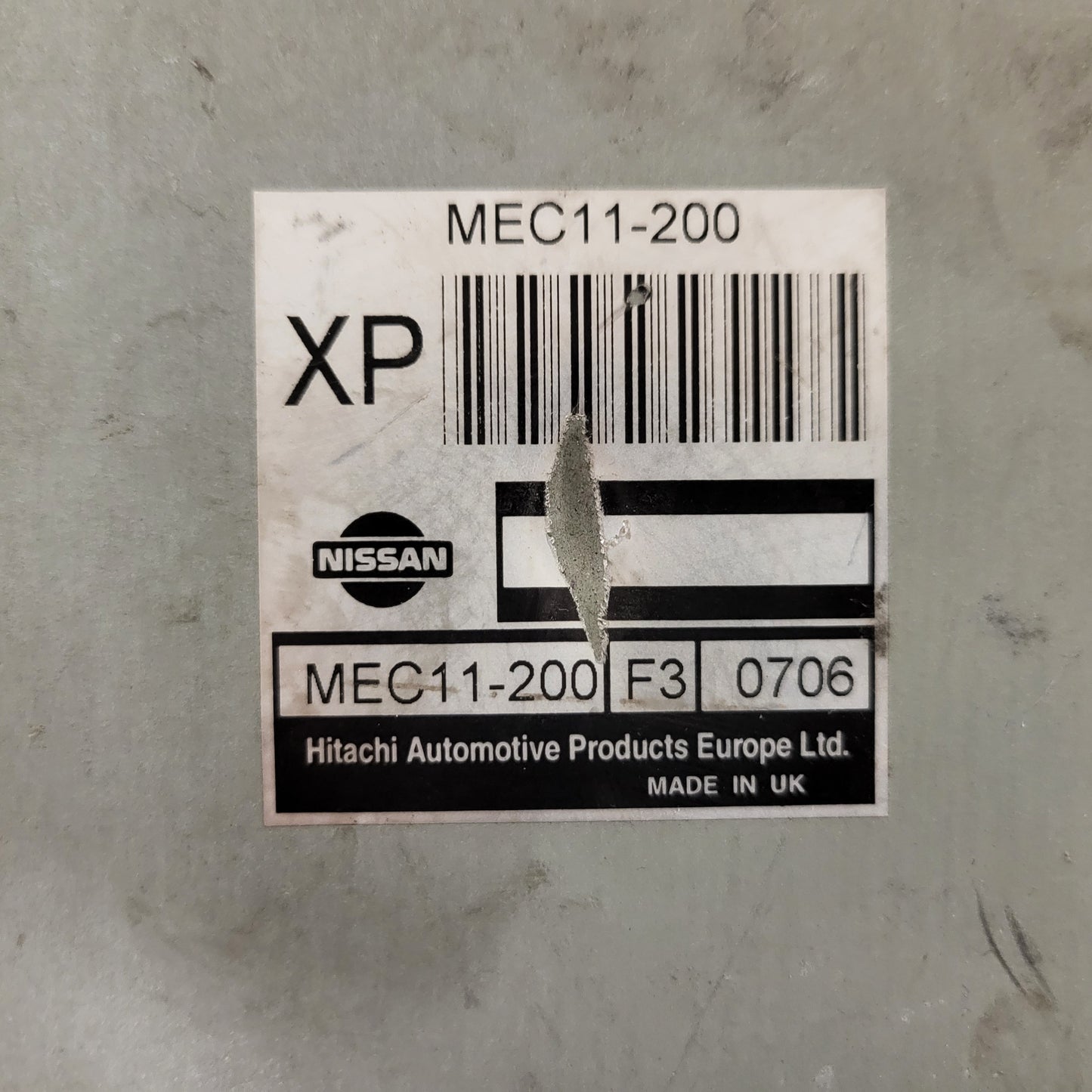 Nissan Almera ECU / MEC11-200 / MEC 11-200 / XP / HITACHI