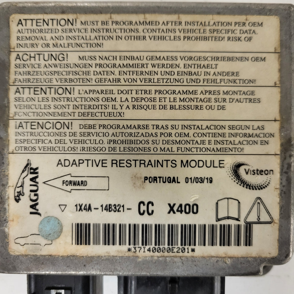 JAGUAR X-TYPE / 1X4A-14B321-CC / MODULE CENTRALINA ECU - B88-11 - 3