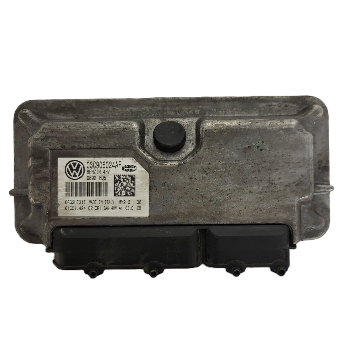 SEAT IBIZA ECU / 03C906024AF / 4HV / IAW 4HV.AF / 61601.424.02 / MAGNETI MARELLI - B88-12 - 1