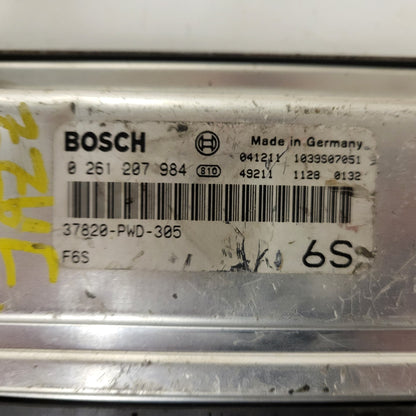 Honda Jazz ECU / 0261207984 / 37820-PWD-305 / BOSCH