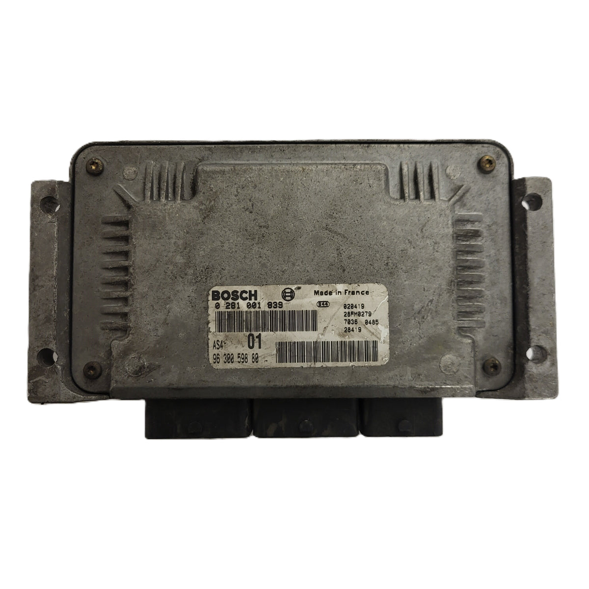 Citroen Saxo Peugeot 106 ECU / 0281001839 / 9630059880 / AS4 / BOSCH - B88-16 - 1