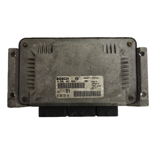 Citroen Saxo Peugeot 106 ECU / 0281001839 / 9630059880 / AS4 / BOSCH
