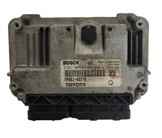 TOYOTA YARIS 1KR-FE ECU / 0261208841 / 89661-0D270 / BOSCH