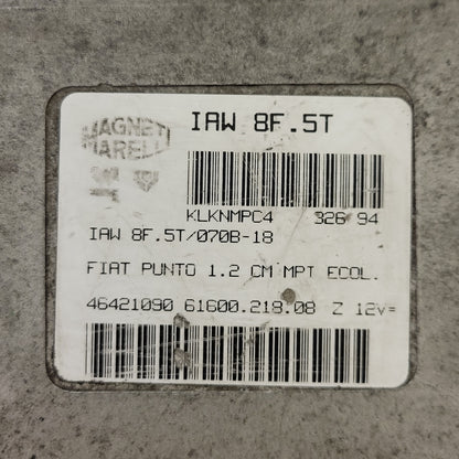FIAT ECU  / IAW 8F.5T / 46421090 / 61600.218.08 / MAGNETI MARELLI - B88-21 - 2