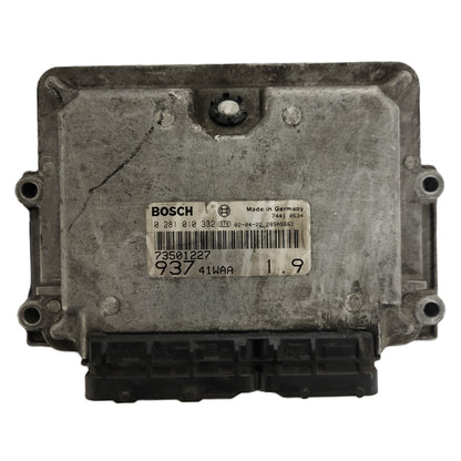 ALFA ROMEO 147 ECU / 0281010332 / 73501227 / 93741WAA / BOSCH - B88-22 - 1