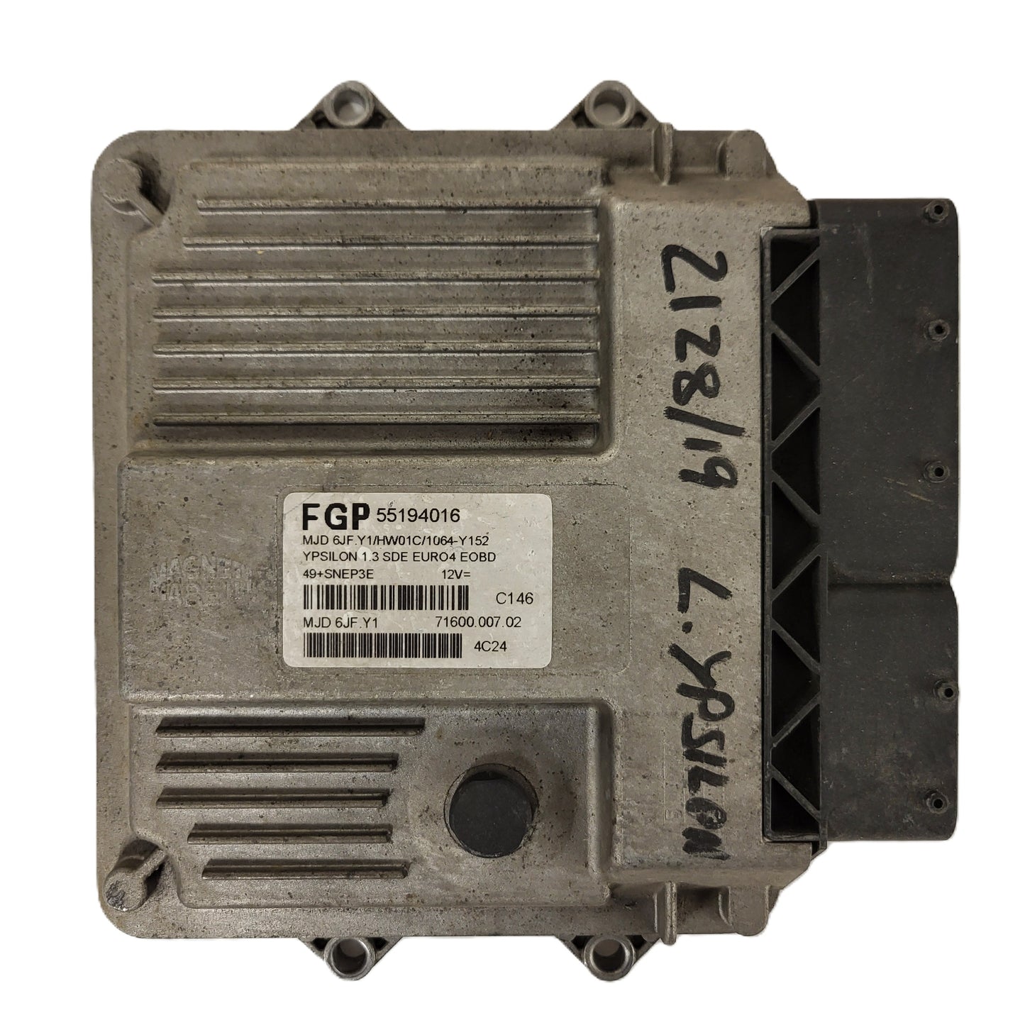 LANCIA Y ECU / 55194016 / MJD 6JF.Y1 / HW01C / MAGNETI MARELLI