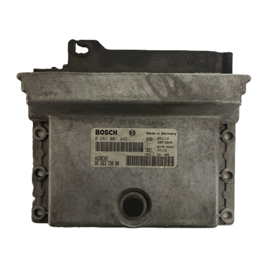 PEUGEOT CITROEN ECU / 0281001442 / 9626373980 / XUDB02 / BOSCH