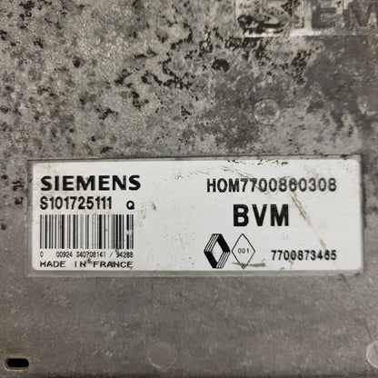 Renault ECU / S101725111Q / HOM7700860308 / 7700873465 / SIEMENS