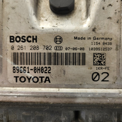 Citroen C1 TOYOTA AYGO 107 ECU / 0261208702 / 89661-0H022 / BOSCH