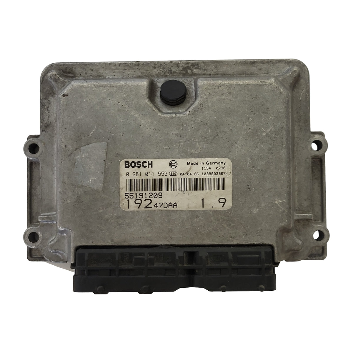FIAT STILO 1.9 JTD ECU / 0281011553 / 55191209 / 19247DAA / BOSCH - B89-15 - 1