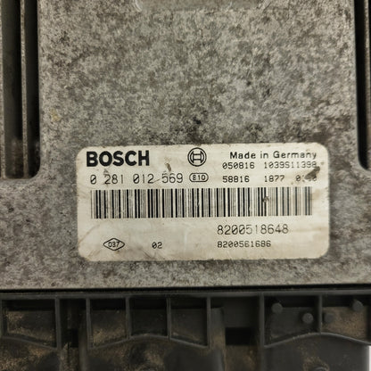 SUZUKI GRAND VITARA ECU / 0281012569 / 8200518648 / 8200561686 / BOSCH