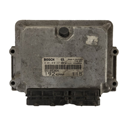 Fiat Stilo 1.9 JTD ECU / 0281010337 / 55185364 / BOSCH