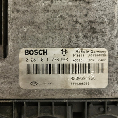 Renault 1.9DCI ECU / 0281011776 / 8200391966 / 8200386508 / BOSCH