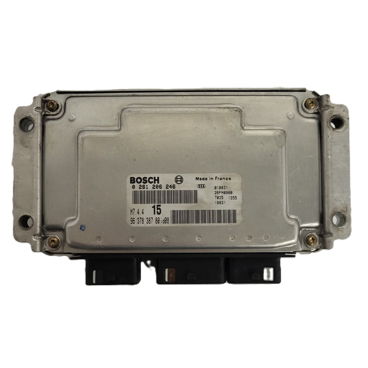 Peugeot Citroen ECU / 0261206246 / M7.4.4 / 9637838780 / BOSCH - B89-19 - 1