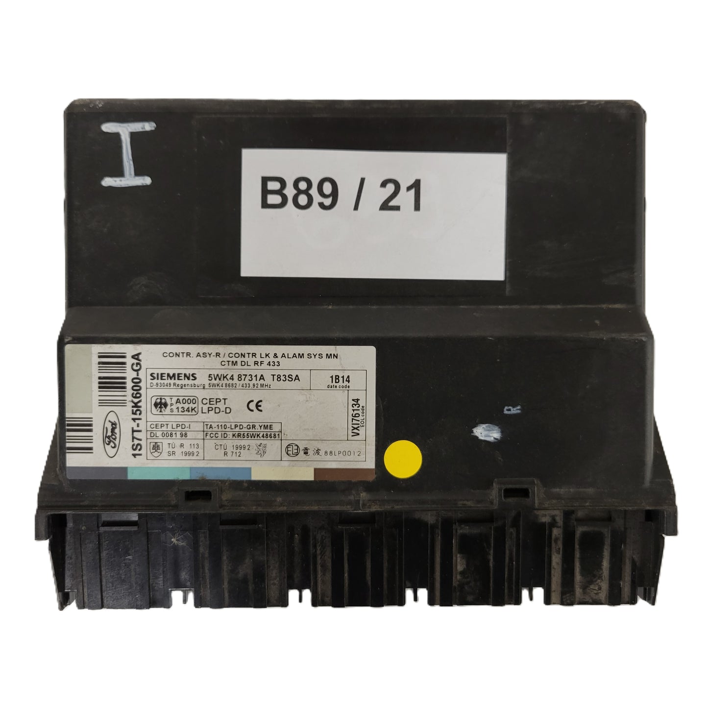 Ford ECU MODULE / 1S7T-15K600-GA / 5WK4 8731A T83SA / SIEMENS