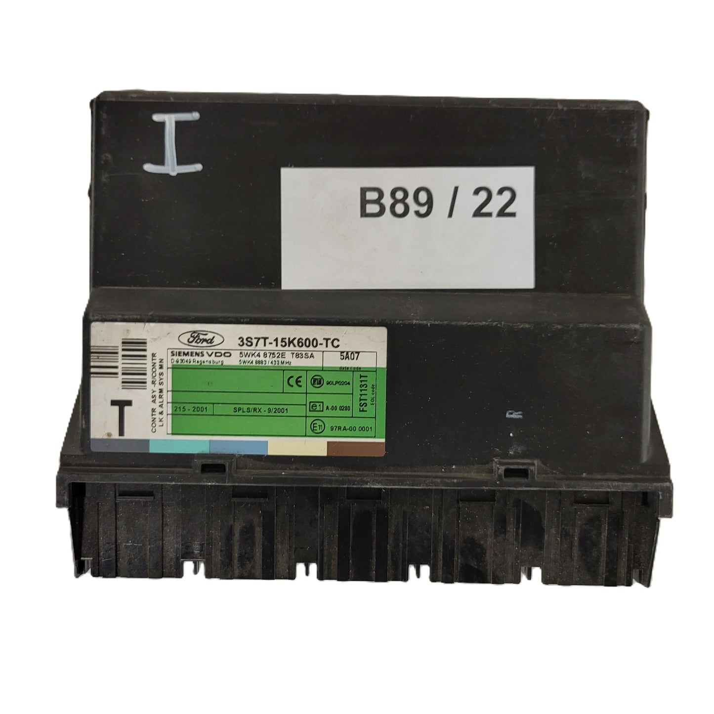 Ford ECU MODULE / 3S7T-15K600-TC / 5WK4 8752E T83SA / SIEMENS