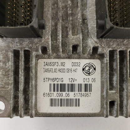 FIAT GRANDE PUNTO ECU / IAW 5SF3.M2 / HW300 / 51784957 / IAW5SF3.M2 61601.099.06